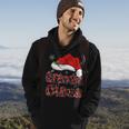 Funny Santa Grandpa Claus Red Plaid Christmas Family Gifts Hoodie Lifestyle