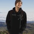Funny Stickman Disc Golf Player Sports Lover Hoodie Lifestyle