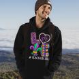 Funny Teacher Mardi Gras Family Matching Outfit V3 Hoodie Lifestyle