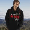 Gift For Boat Captain - My Boat My Rules Hoodie Lifestyle
