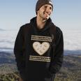 Gingerbread Heart And Deer Cookie Funny Ugly Christmas Sweater Funny Gift Hoodie Lifestyle