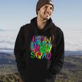Glow Party Squad Paint Splatter Effect Glow Party Hoodie Lifestyle