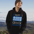 Greek Independence Day Greek Flag Patriotic Pride 25Th March Hoodie Lifestyle