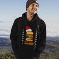 Happy Holidays With Cheese Shirt Christmas Cheeseburger Gift Hoodie Lifestyle