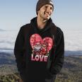 Happy Valentines Day Gnome With Love Gnome Valentines Day Hoodie Lifestyle