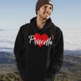 I Love Priscilla First Name I Heart Named Hoodie Lifestyle