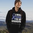 I Wear Periwinkle For My Grandpa Stomach Cancer Awareness Hoodie Lifestyle