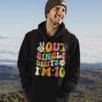 Its My 10Th Birthday Peace Out Single Digits Im 10 Year Old Hoodie Lifestyle