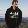 Its Ok To Be Different Bunny Rabbit Autism Awareness Outfit Hoodie Lifestyle