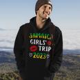 Jamaica 2023 Girls Trip With Jamaican Flag And Kiss Hoodie Lifestyle