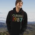 Klassisch 1987 Vintage 36 Geburtstag Geschenk Classic Hoodie Lebensstil