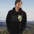 Lets Glow Crazy - Glow Party - Unicorn Lover - Birthday Hoodie Lifestyle