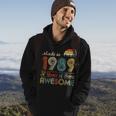 Made In 1989 Birthday 30 Years Old Gift Vintage 1989 Hoodie Lifestyle