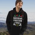 Mathews Name Gift Christmas Crew Mathews Hoodie Lifestyle