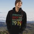 May 1919Shirt 100 Years Old 100Th Birthday Decorations Hoodie Lifestyle