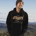 Mayor Personalized Name Gifts Name Print S With Name Mayor Hoodie Lifestyle