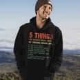 Mens 5 Things You Should Know About My Wife She Is My Queen Hoodie Lifestyle