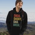 Mens Dada Daddy Dad Bruh Fathers Day Funny Dad Life Vintage Hoodie Lifestyle