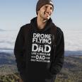 Mens Drone Flying Dad - Drone Pilot Vintage Drone Hoodie Lifestyle