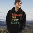 Mens Husband Dad Philly Legend Funny Philadelphia Father Vintage Hoodie Lifestyle