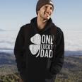 Mens One Lucky Dad Vintage St Patrick Day Hoodie Lifestyle