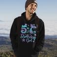 Mermaid Birthday Girl 5 Year Old Its My 5Th Bday Mermaid Hoodie Lifestyle