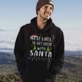 Most Likely To Get Sassy With Santa Xmas Family Christmas Men Hoodie Graphic Print Hooded Sweatshirt Lifestyle