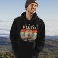 Never Forget Pluto Retro Nerdy Astronomy Space Science Hoodie Lifestyle