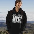 New York City - Nyc - Aesthetic Graphic Design - Classic Hoodie Lifestyle