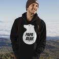Papa Bear | Best Fathers Day Gift For Dad Papa Bear Gift For Mens Hoodie Lifestyle