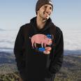 Pig Cop Funny Police Officer Doughnut Gift Hoodie Lifestyle