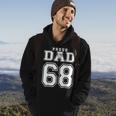 Proud Basketball Dad Number 68 Birthday Funny Fathers Day Hoodie Lifestyle