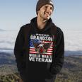Proud Grandson Of A World War 2 Veteran - Patriotic Ww2 Gift Men Hoodie Graphic Print Hooded Sweatshirt Lifestyle