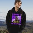 Purple Up Military Kids Month Of Military Child Trex Hoodie Lifestyle