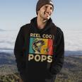Reel Cool Pops Funny Fishing Lovers Fathers Day Vintage Hoodie Lifestyle