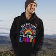 See The Able Not The Label Autism Awareness Puzzle Rainbow Hoodie Lifestyle