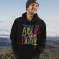 See The Able Not The Label Autism Puzzle Love Heart Hoodie Lifestyle