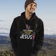 Silly Rabbit Easter Is For Jesus Cross V2 Hoodie Lifestyle