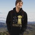 The Best Therapy Is Golden Retriever Dog Hoodie Lifestyle