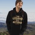 The Legend Has Retired Retirement Humor Hoodie Lifestyle