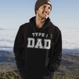 Type 1 Dad Awareness Sports Style Father Diabetes Hoodie Lifestyle