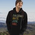 Vintage 1982 40Th Birthday Awesome Since June 1982 Hoodie Lifestyle