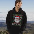 Where My Hos At Ugly Christmas Sweater Style Men Hoodie Graphic Print Hooded Sweatshirt Lifestyle