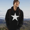 White Star On Front Hoodie Lifestyle