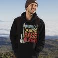 Worlds Okayest Bass Player Bassists Musician Hoodie Lifestyle
