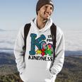 Autism Awareness K Is For Kindness Puzzle Piece Be Kind Hoodie Lifestyle