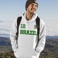 Brazil Jersey Number Twelve Brazilian Futebol Soccer V2 Men Hoodie Lifestyle