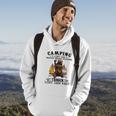 Camping Hoodie Lustiger Spruch mit Bärenmotiv, Problemlösungs-Hoodie Lebensstil