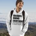 Grandpa Knows Everything Best Grandpa Ever Fathers Day Gift For Mens Hoodie Lifestyle