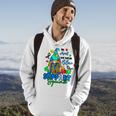 I April We Wear Blues Gnomes Autism Awareness Hoodie Lifestyle